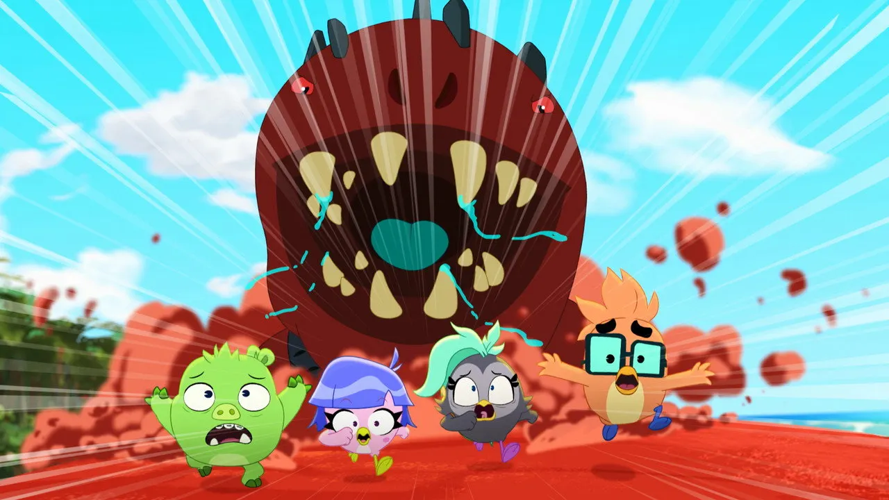 Cena de Angry Birds: A Ilha Misteriosa (2024)