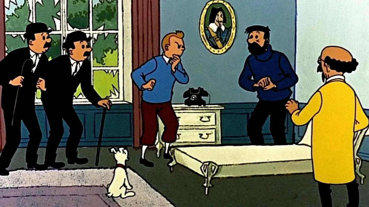 Cena de Tintin e o Caso Calculus (1964)