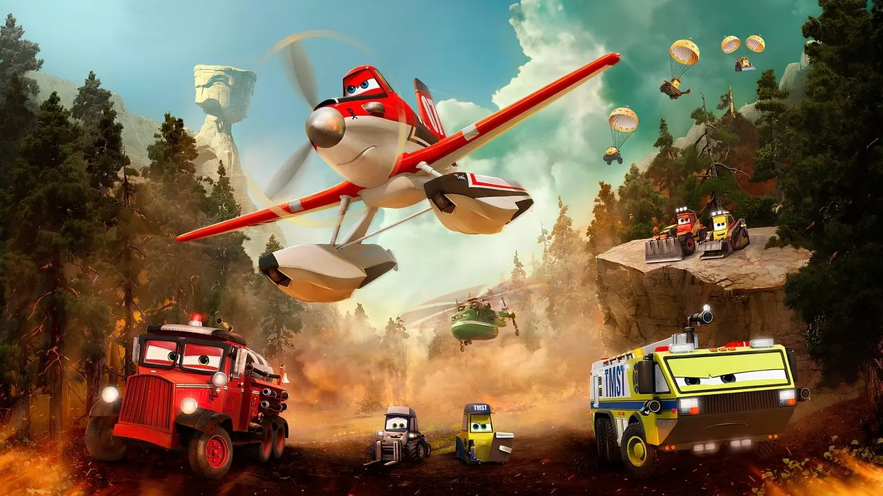 Cena de Aviões 2: Heróis do Fogo ao Resgate (2014)