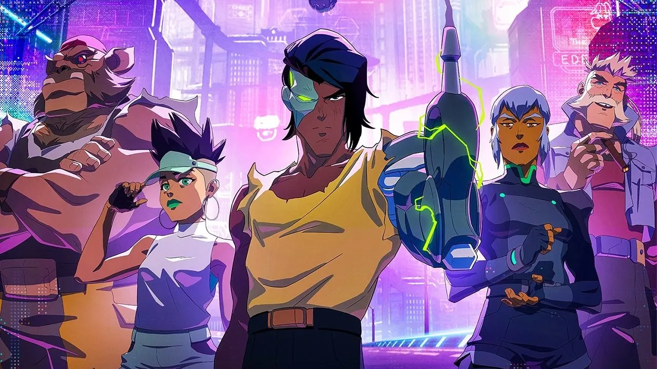 Cena de Capitão Laserhawk: Remix Blood Dragon (2023)