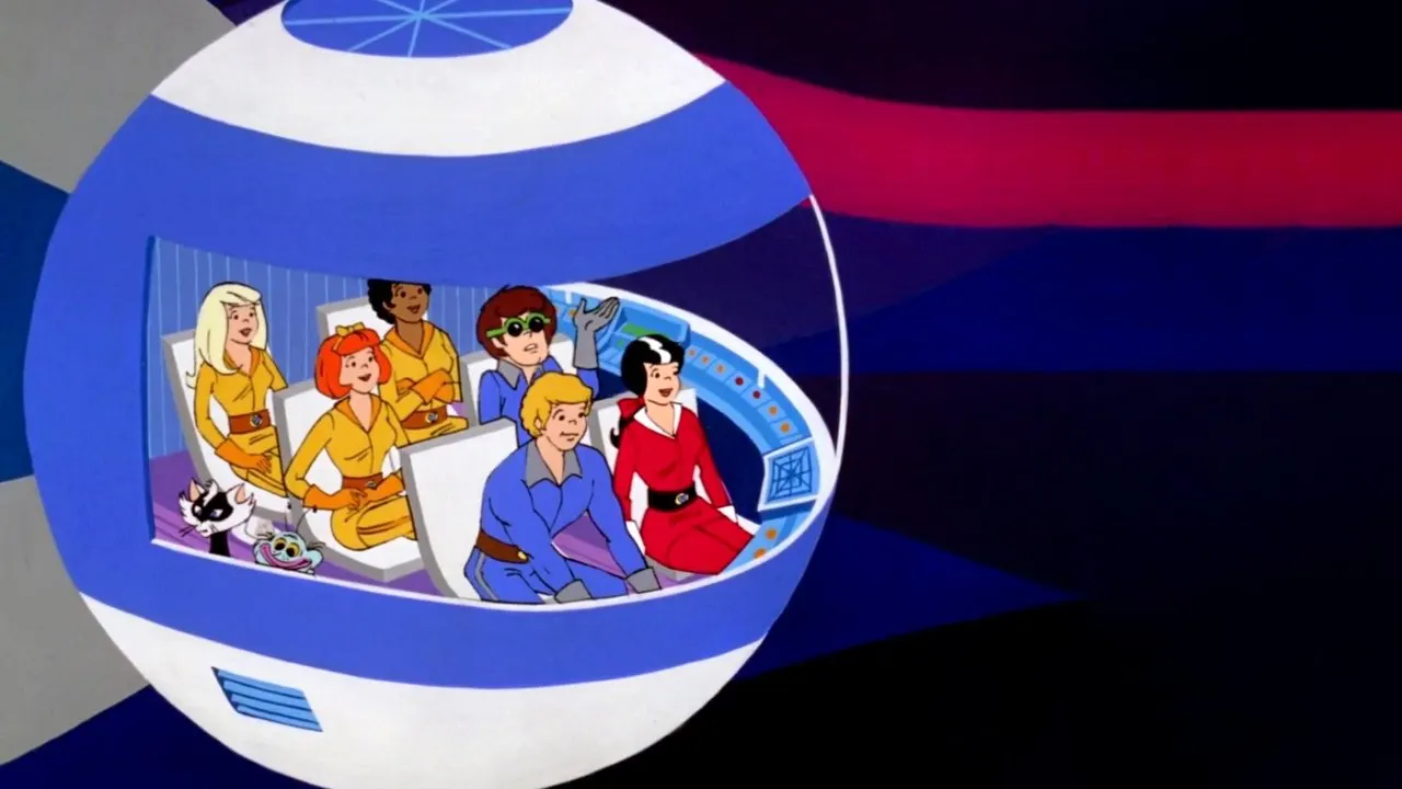 Cena de Josie e as Gatinhas no Espaço (1972)