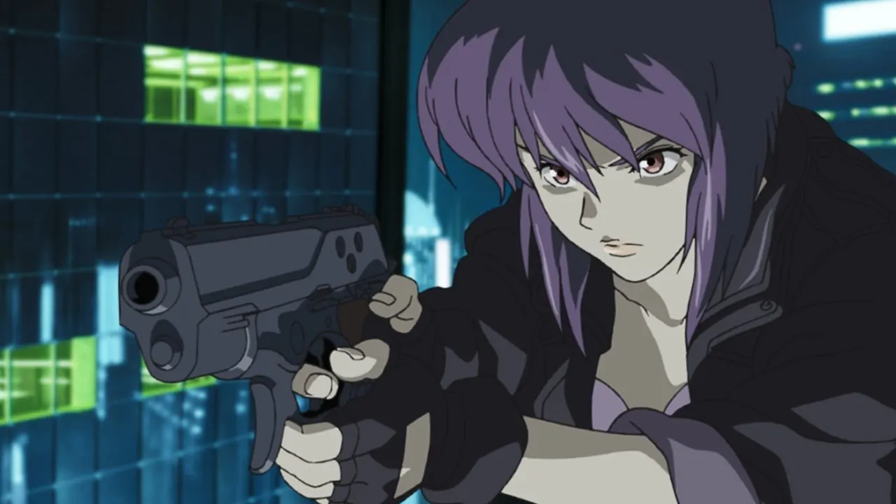 Cena de Ghost in the Shell: O Homem Risonho (2005)