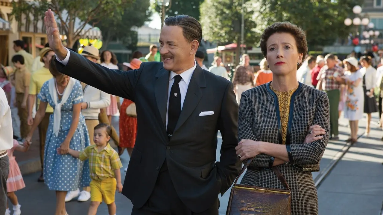 Cena de Walt nos Bastidores de Mary Poppins (2013)