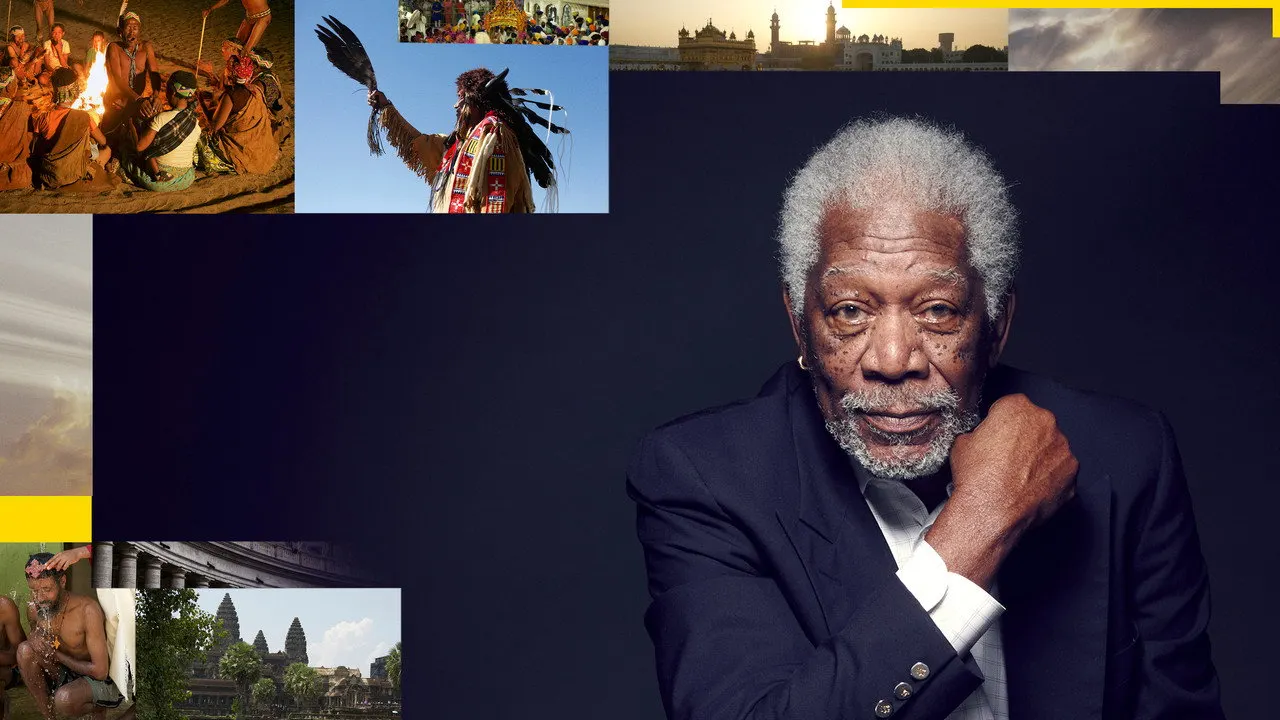 Cena de A História de Deus com Morgan Freeman (2016)