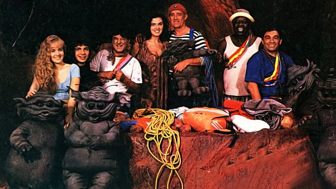 Cena de Os Trapalhões na Terra dos Monstros (1989)