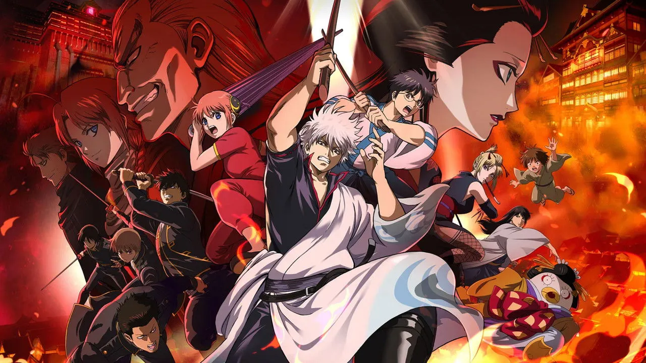 Cena de Gintama: Yoshiwara em Chamas (2026)