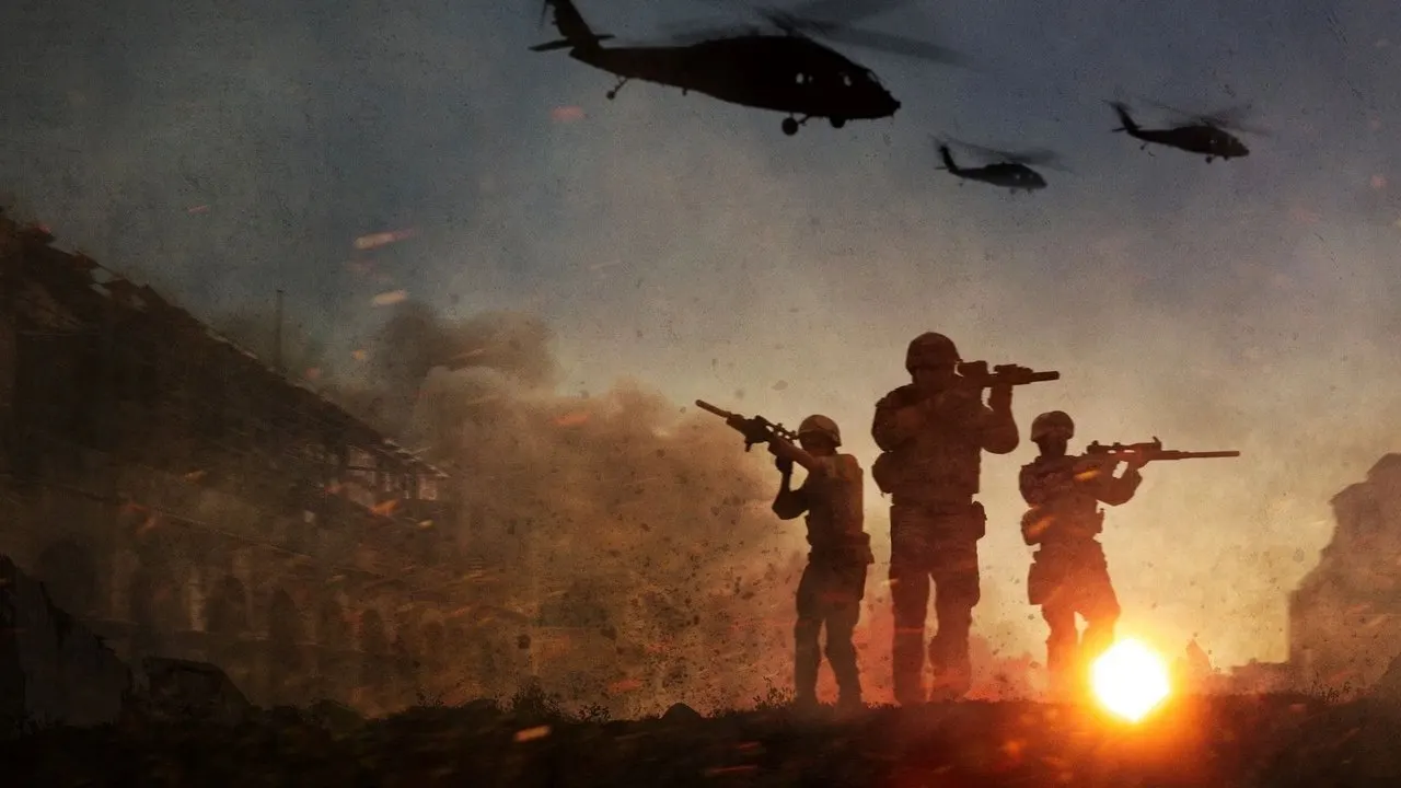 Cena de Sobrevivendo à Queda dos Black Hawks (2025)