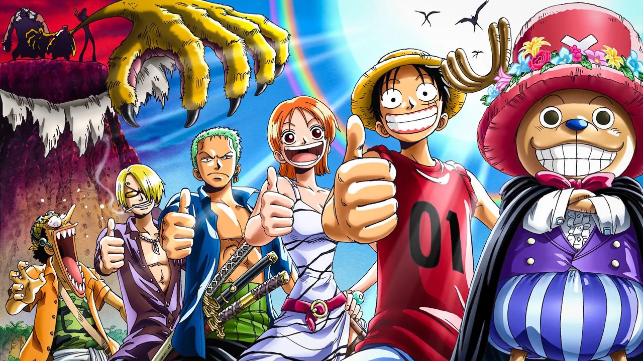 Cena de One Piece: O Reino de Chopper na Ilha dos Animais Estranhos (2002)