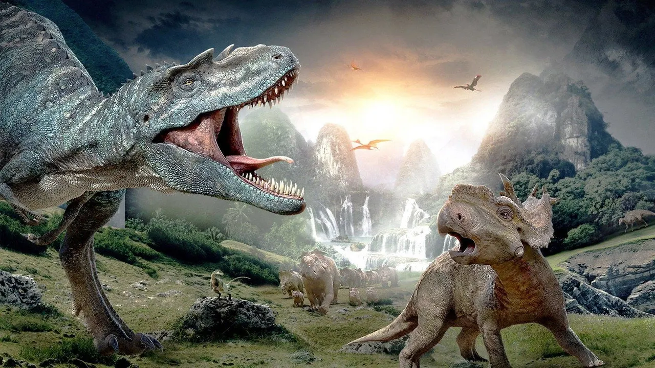 Cena de Caminhando com Dinossauros (2013)