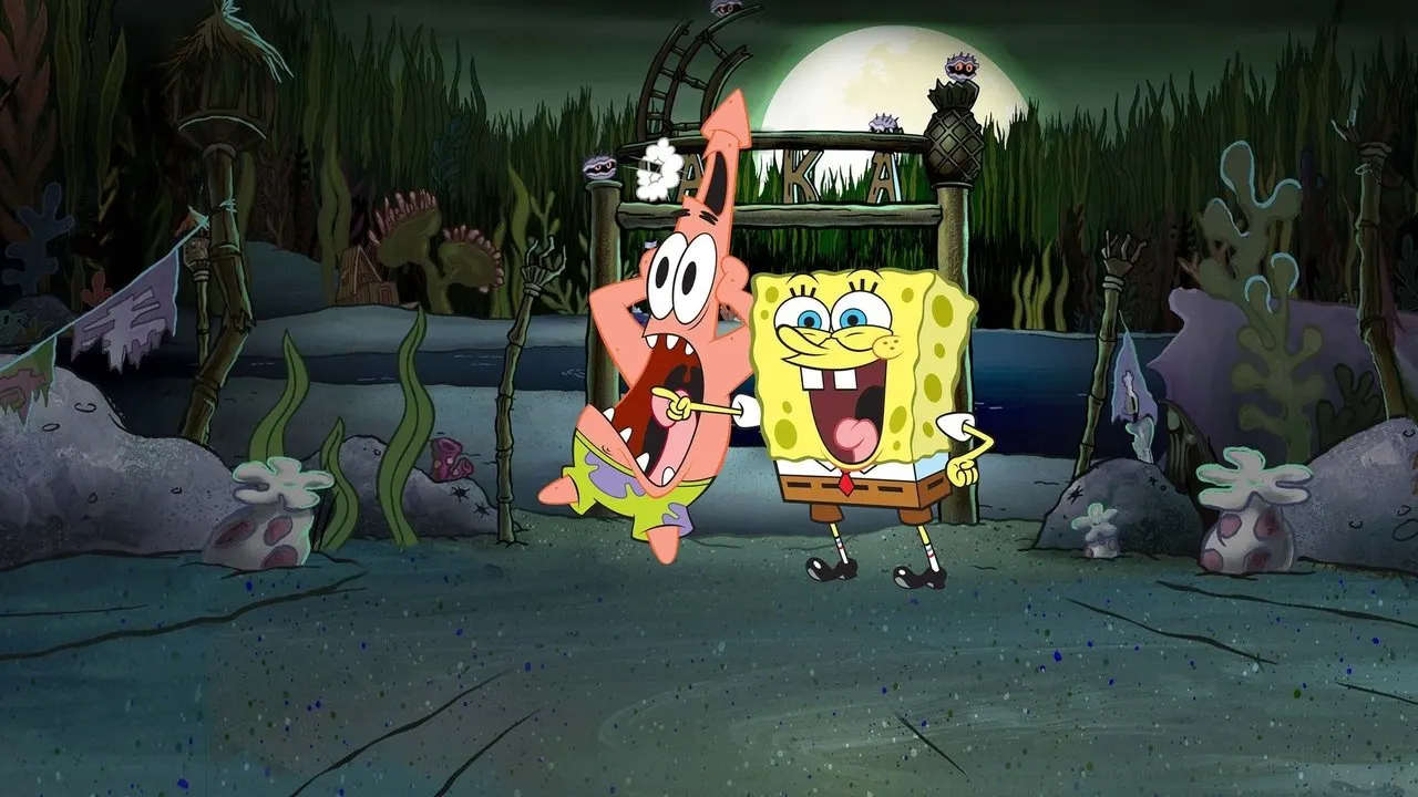 Cena de Bob Esponja: Acampamento do Terror (2024)
