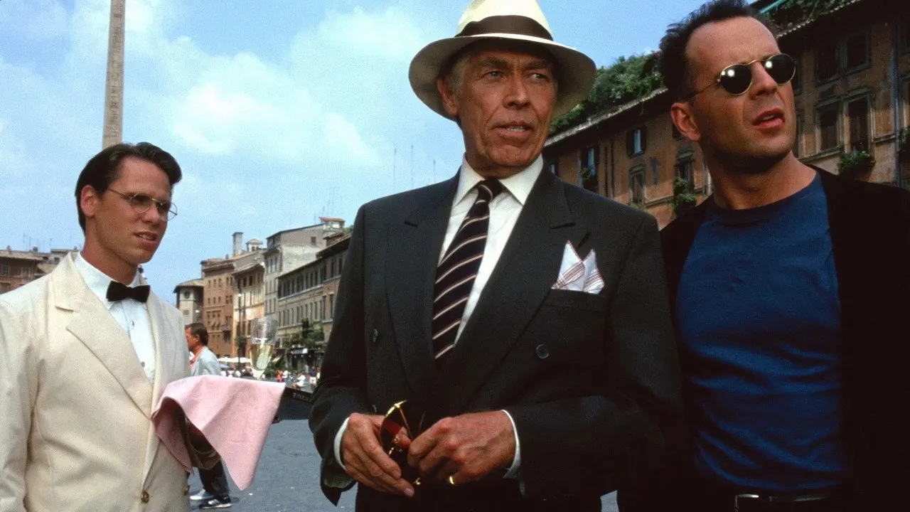 Cena de Hudson Hawk, o Falcão Está à Solta (1991)