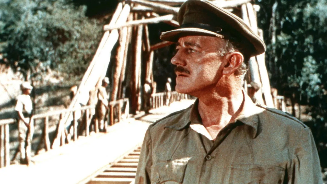 Cena de A Ponte do Rio Kwai (1957)