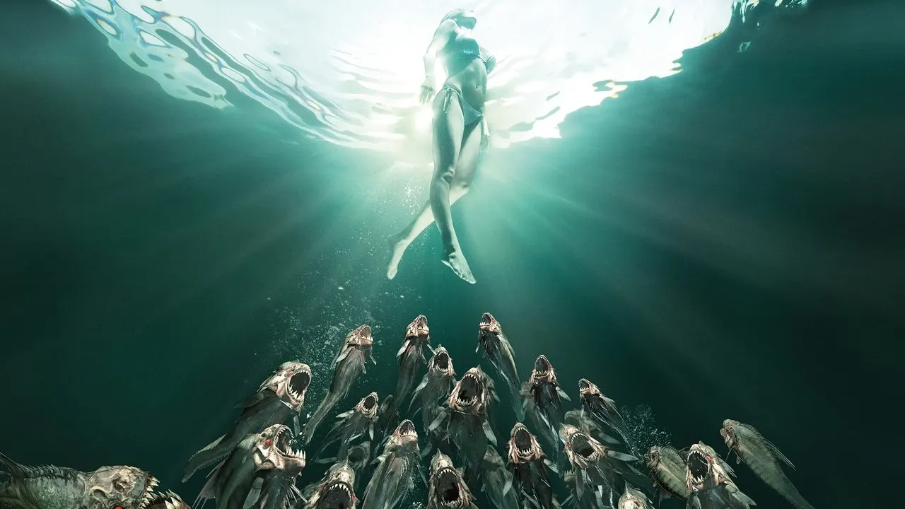 Cena de Piranha 2 (2012)
