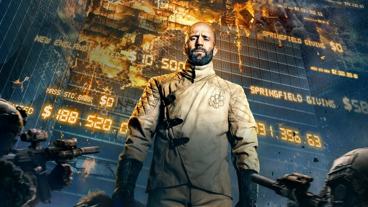 Cena de Beekeeper: Rede de Vingança (2024)