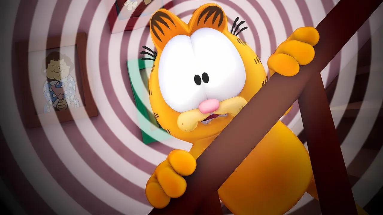 Cena de O Show do Garfield . (2009)