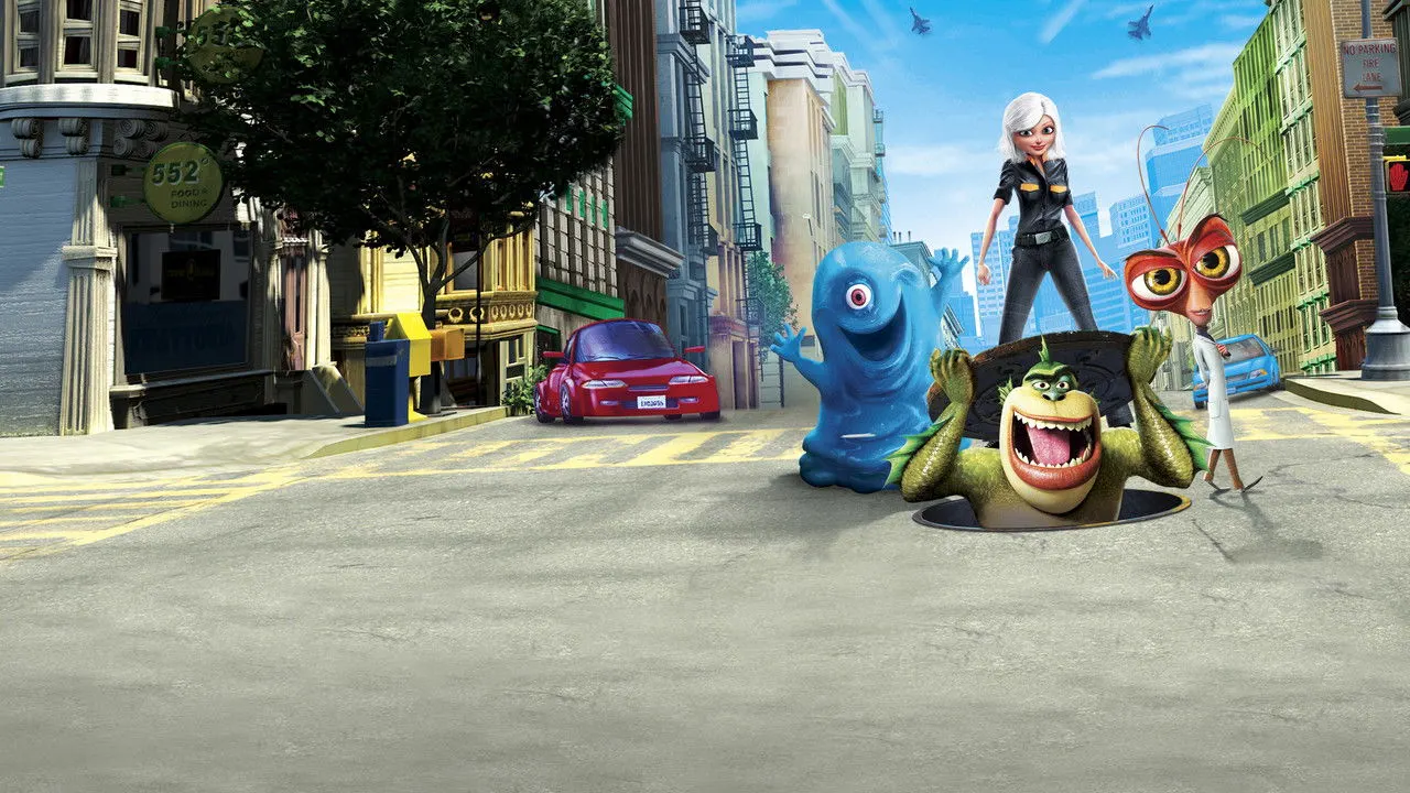 Cena de Monstros vs Alienígenas (2009)