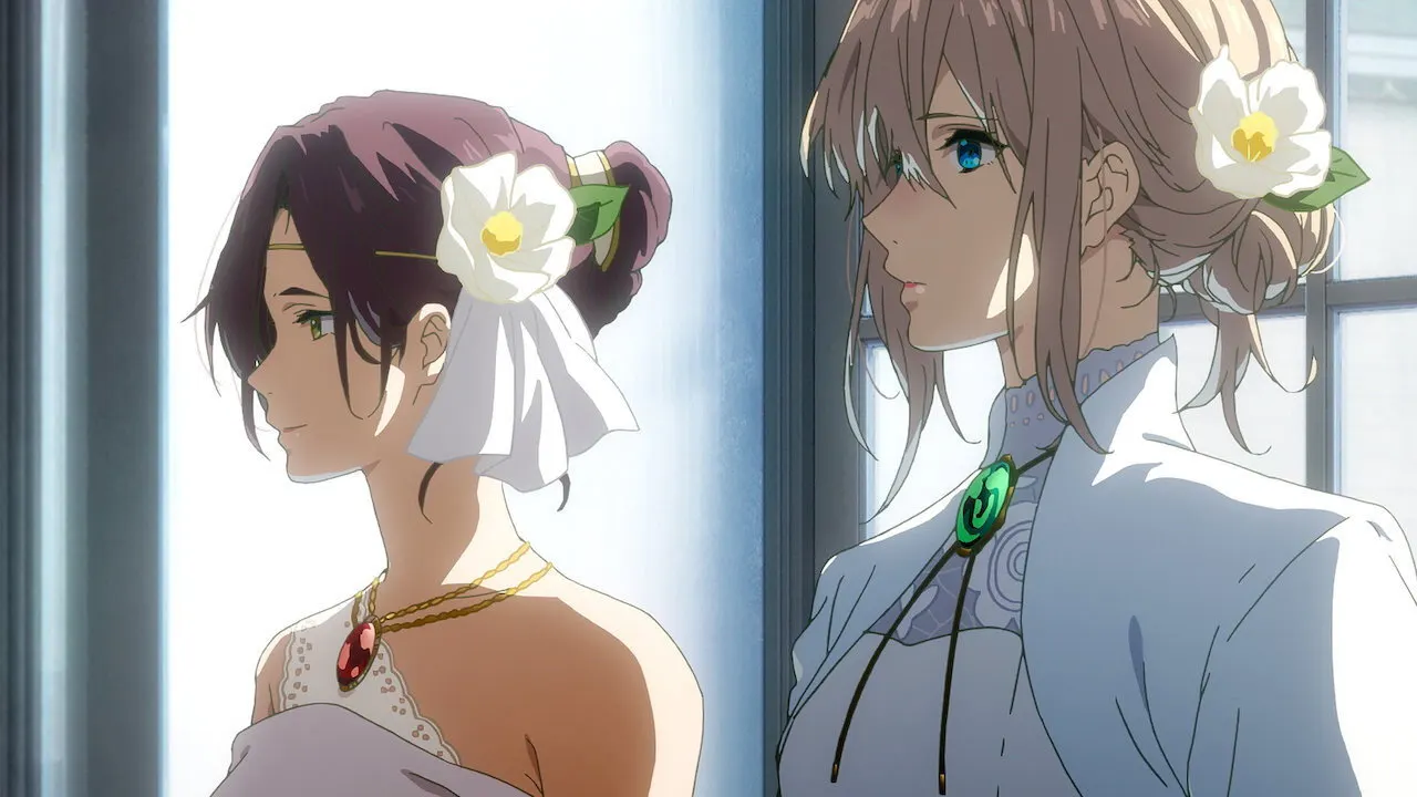 Cena de Violet Evergarden Gaiden: Eternidade e a Boneca de Automemória (2019)