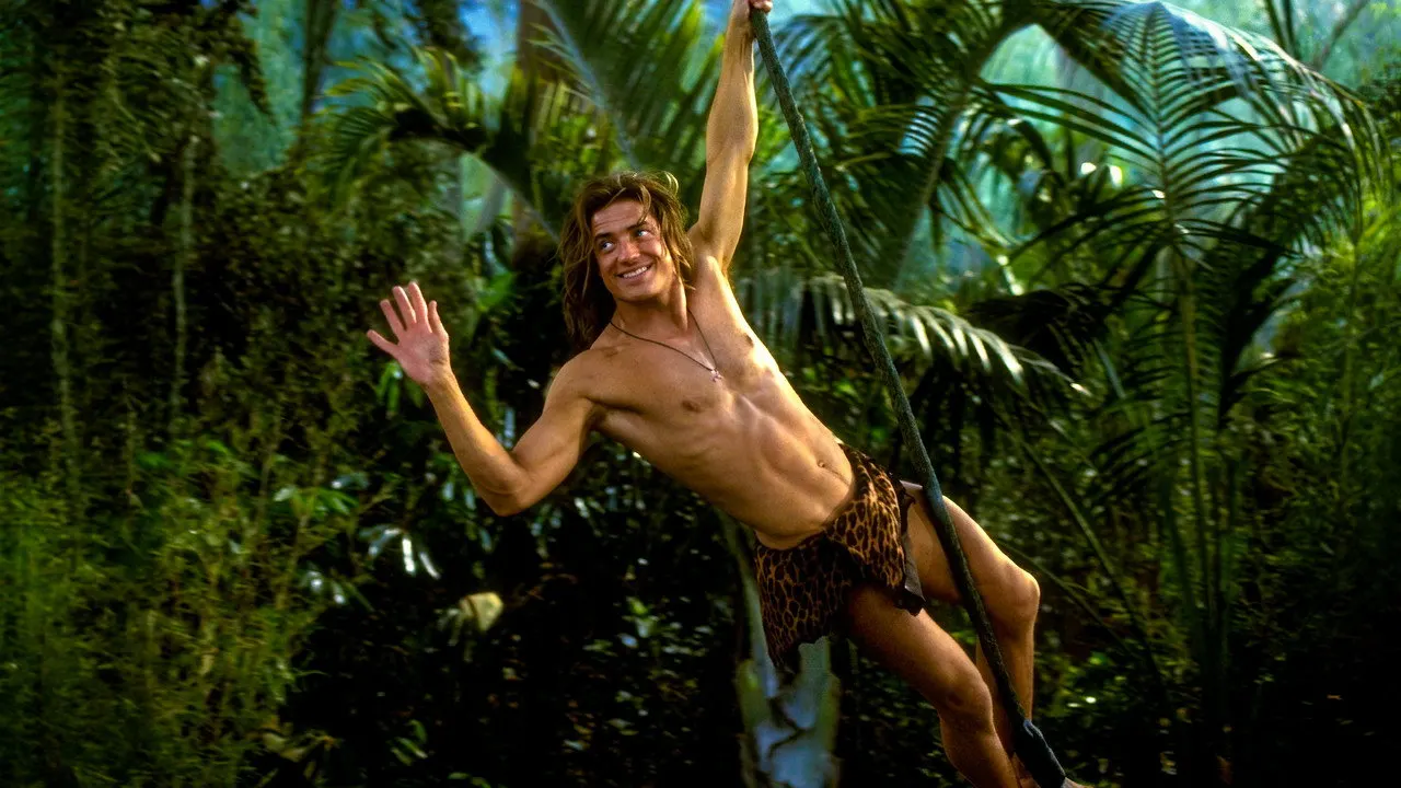 Cena de George, o Rei da Floresta (1997)