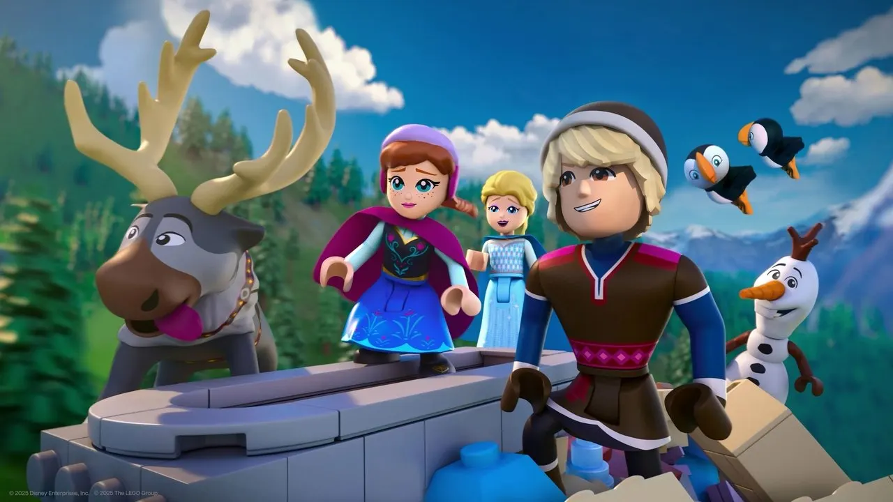 Cena de Lego Disney Frozen: Operação Papagaios do Mar (2025)