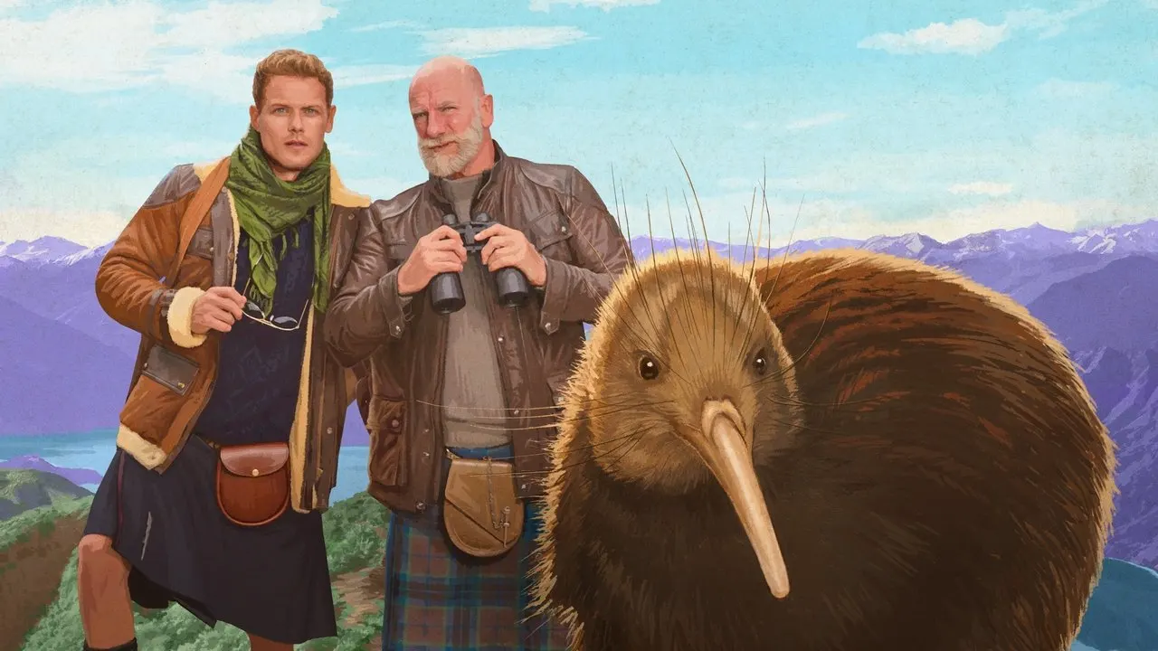 Cena de Men in Kilts: A Roadtrip with Sam and Graham (2021)