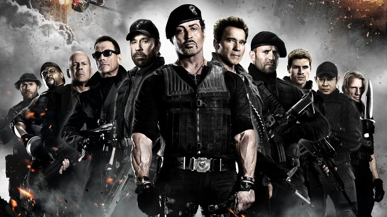 Cena de Os Mercenários 2 (2012)