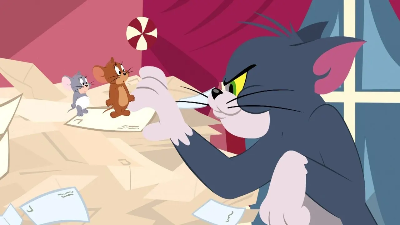Cena de Tom e Jerry: Ajudantes do Papai Noel (2014)