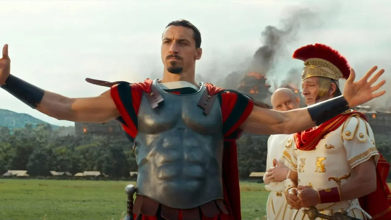 Cena de Asterix e Obelix no Reino do Meio (2023)