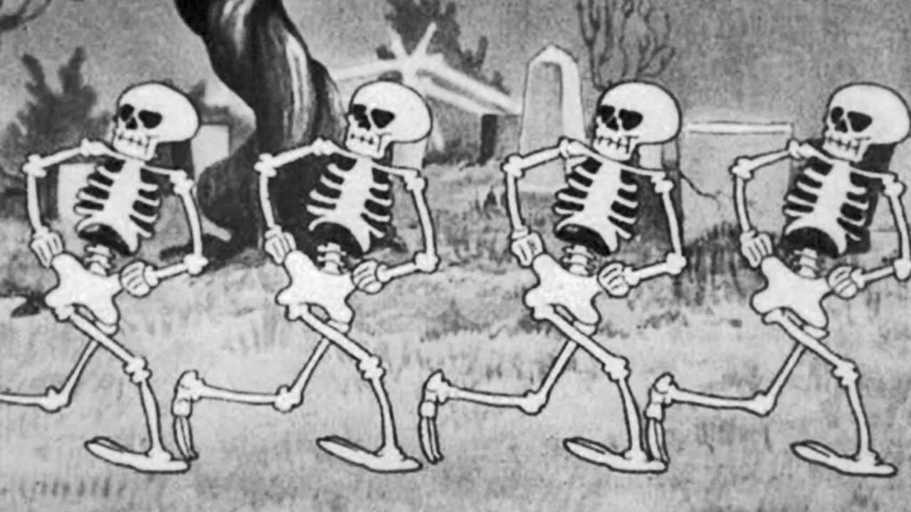 Cena de A Dança dos Esqueletos (1929)