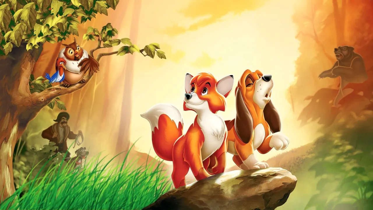 Cena de O Cão e a Raposa (1981)