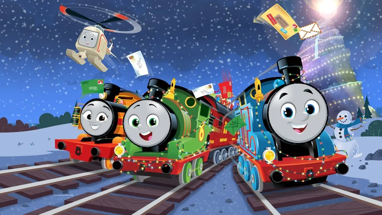 Cena de Thomas e sues Amigos: Resgatando o Natal (2024)