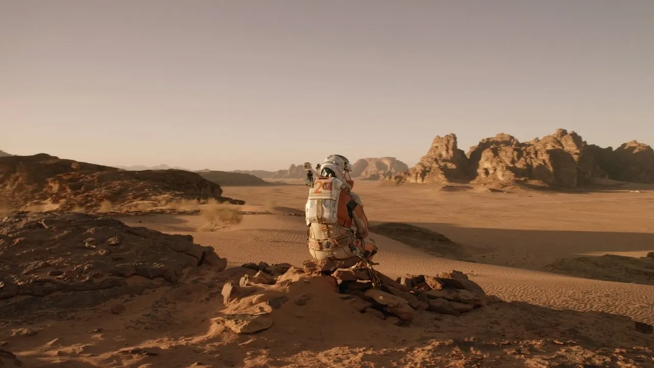 Cena de Perdido em Marte (2015)