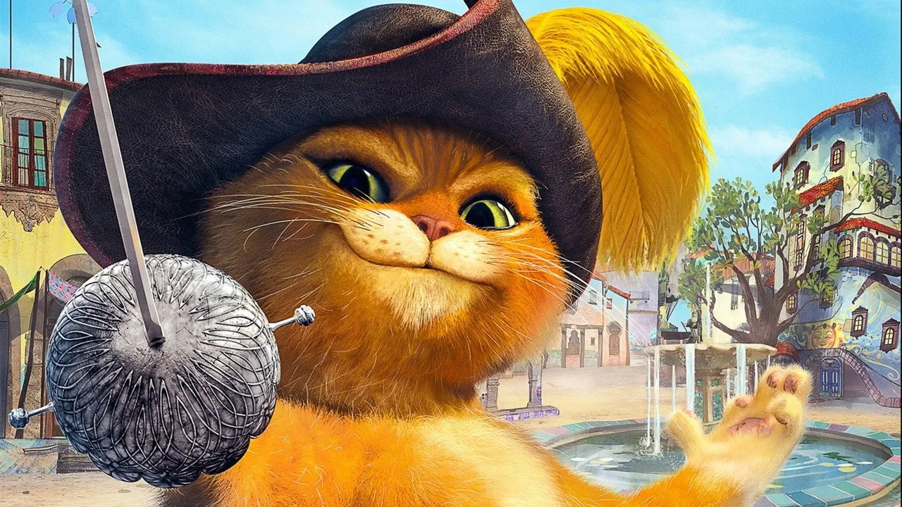 Cena de As Aventuras do Gato de Botas (2015)