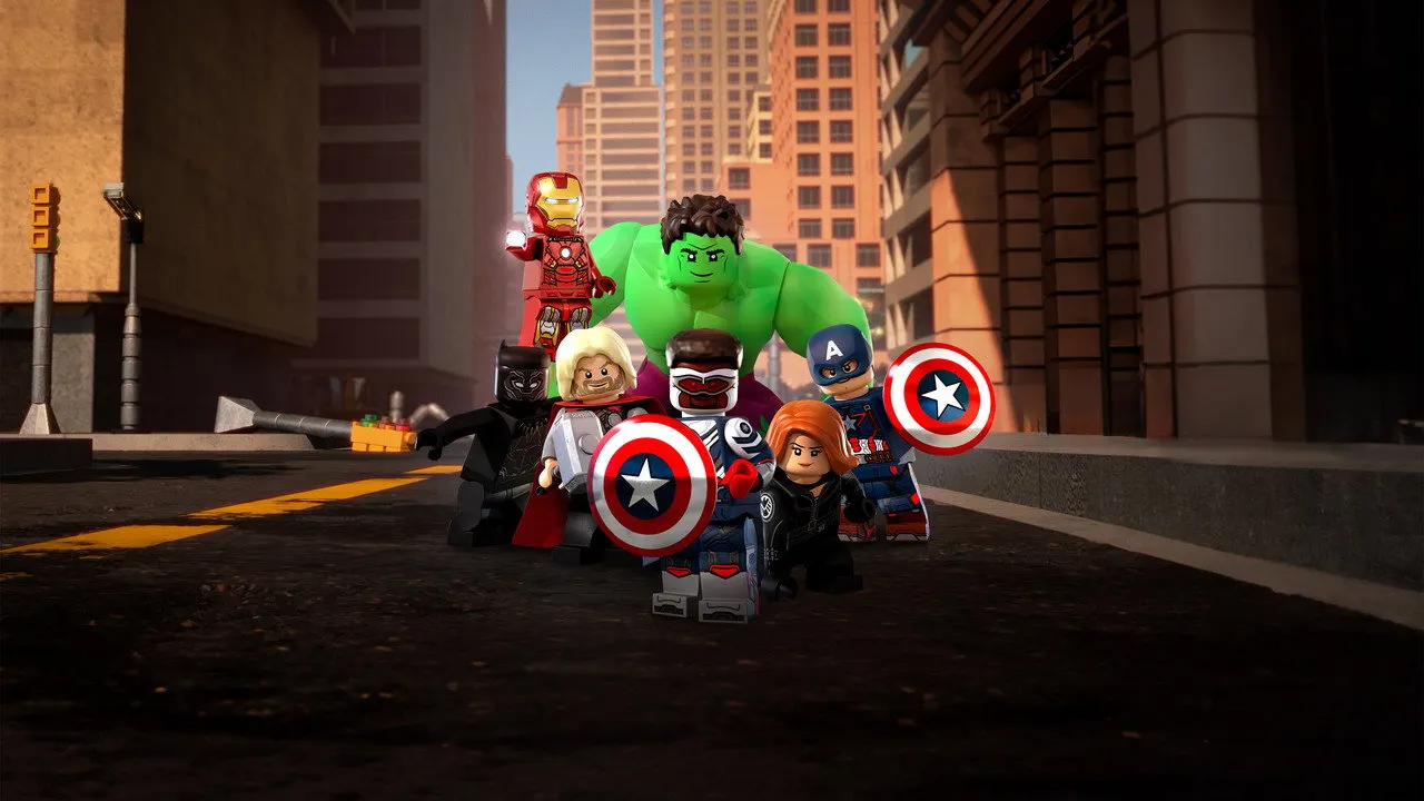 Cena de LEGO Marvel Vingadores: Código Vermelho (2023)