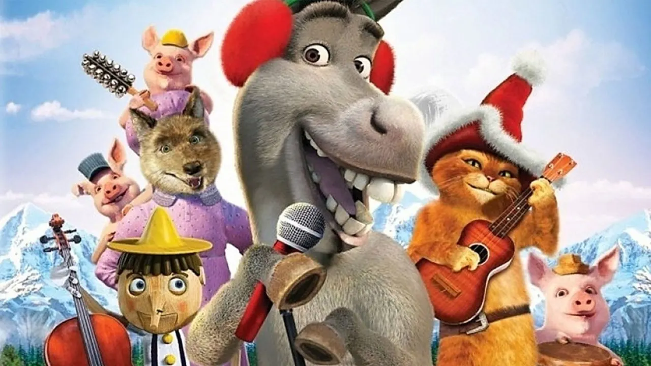 Cena de Natal Shrektacular do Burro (2010)