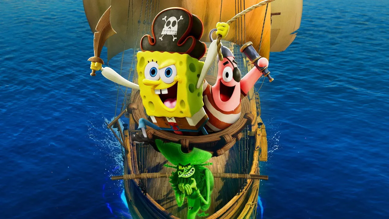 Cena de Bob Esponja Em Busca da Calça Quadrada (2025)