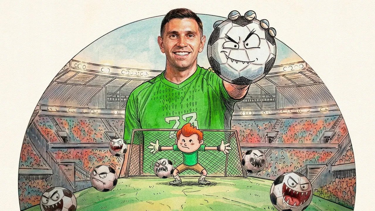 Cena de Dibu Martínez: O Garoto que Parava o Tempo (2026)