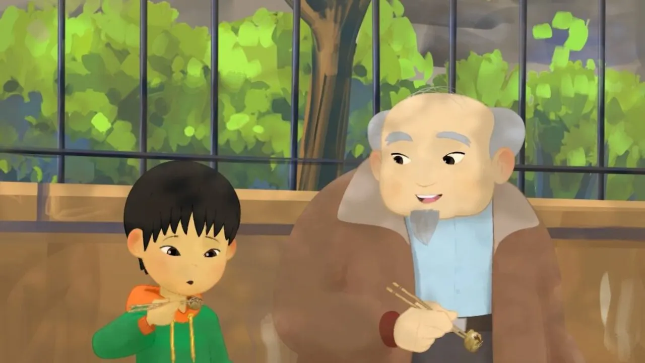 Cena de Eu e Meu Avô Nihonjin (2025)
