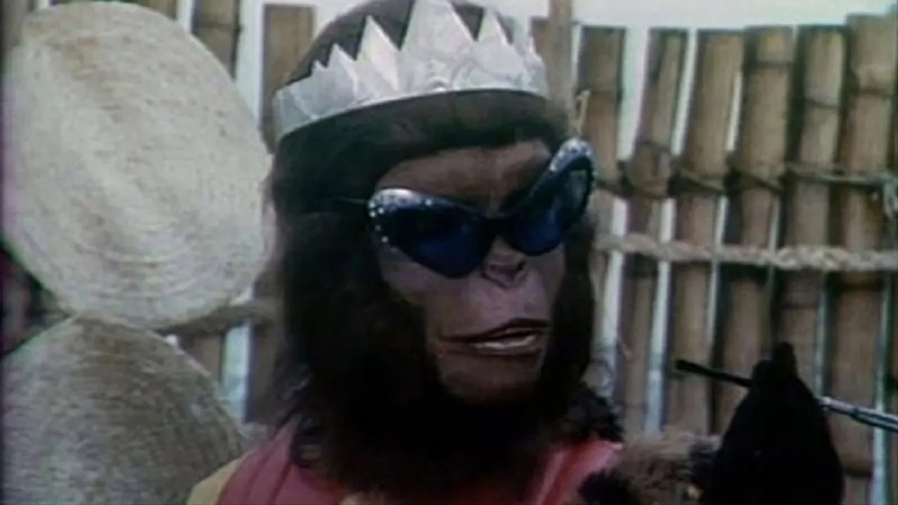 Cena de O Trapalhão no Planalto dos Macacos (1976)