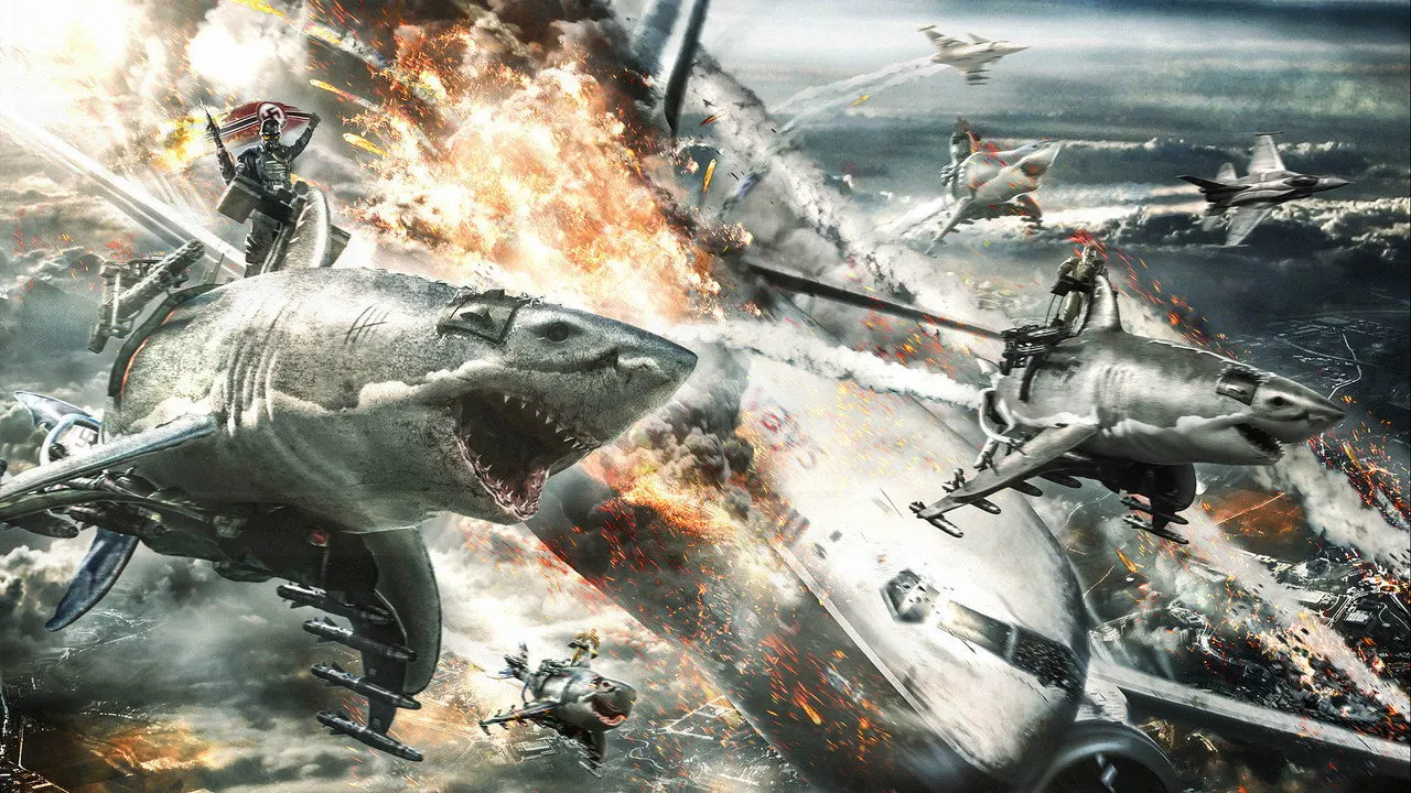 Cena de Sky Sharks (2020)