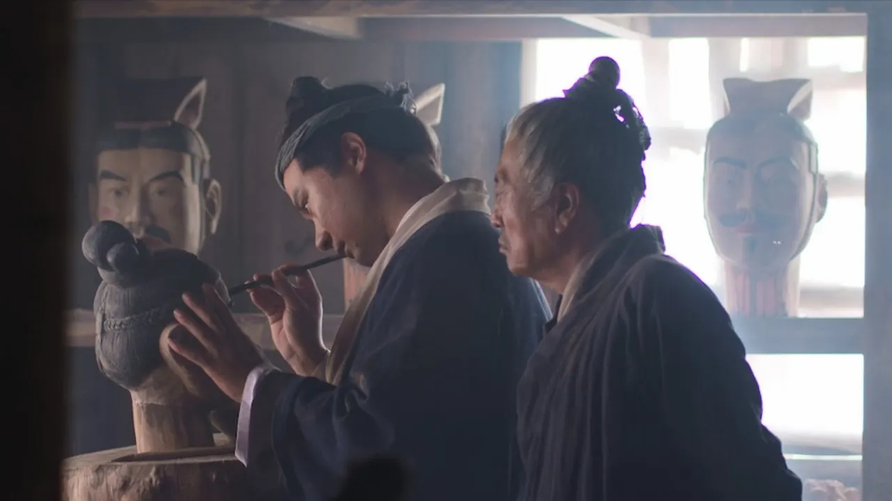 Cena de Os Mistérios dos Guerreiros de Terracota (2024)