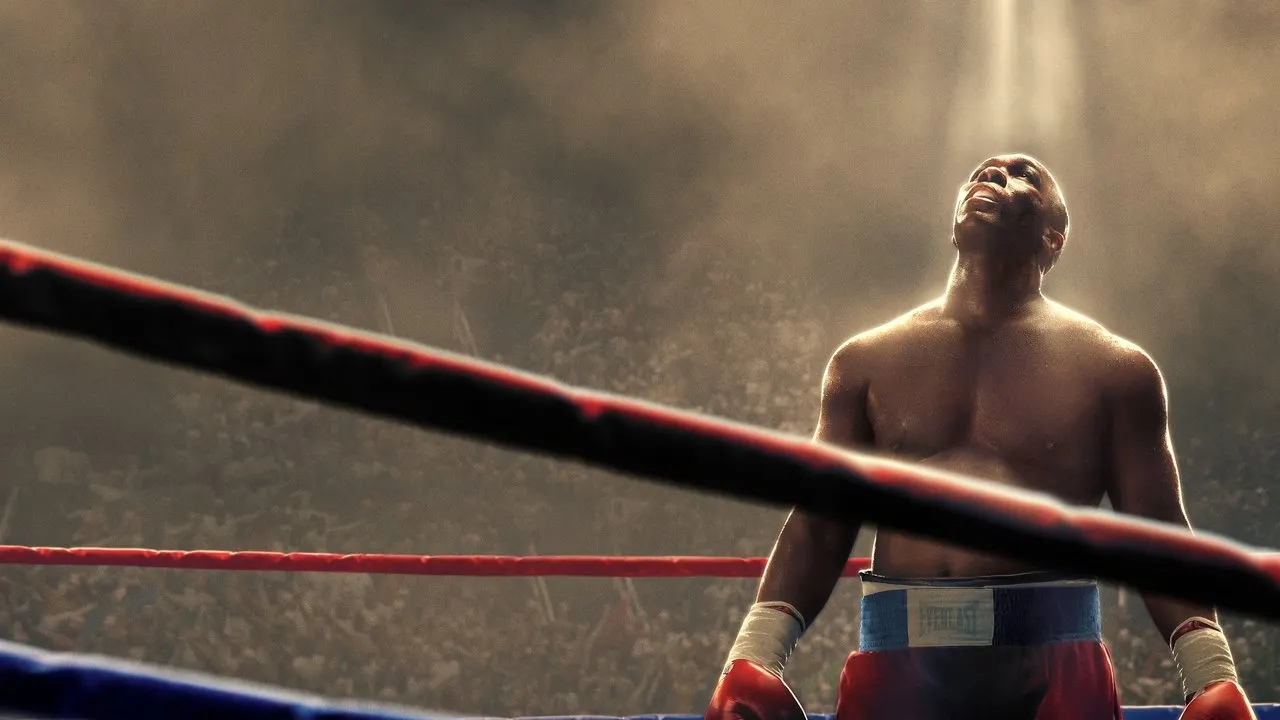 Cena de George Foreman: Sua História (2023)
