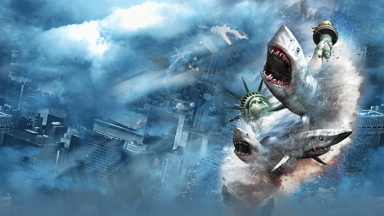 Cena de Sharknado 2: A Segunda Onda (2014)