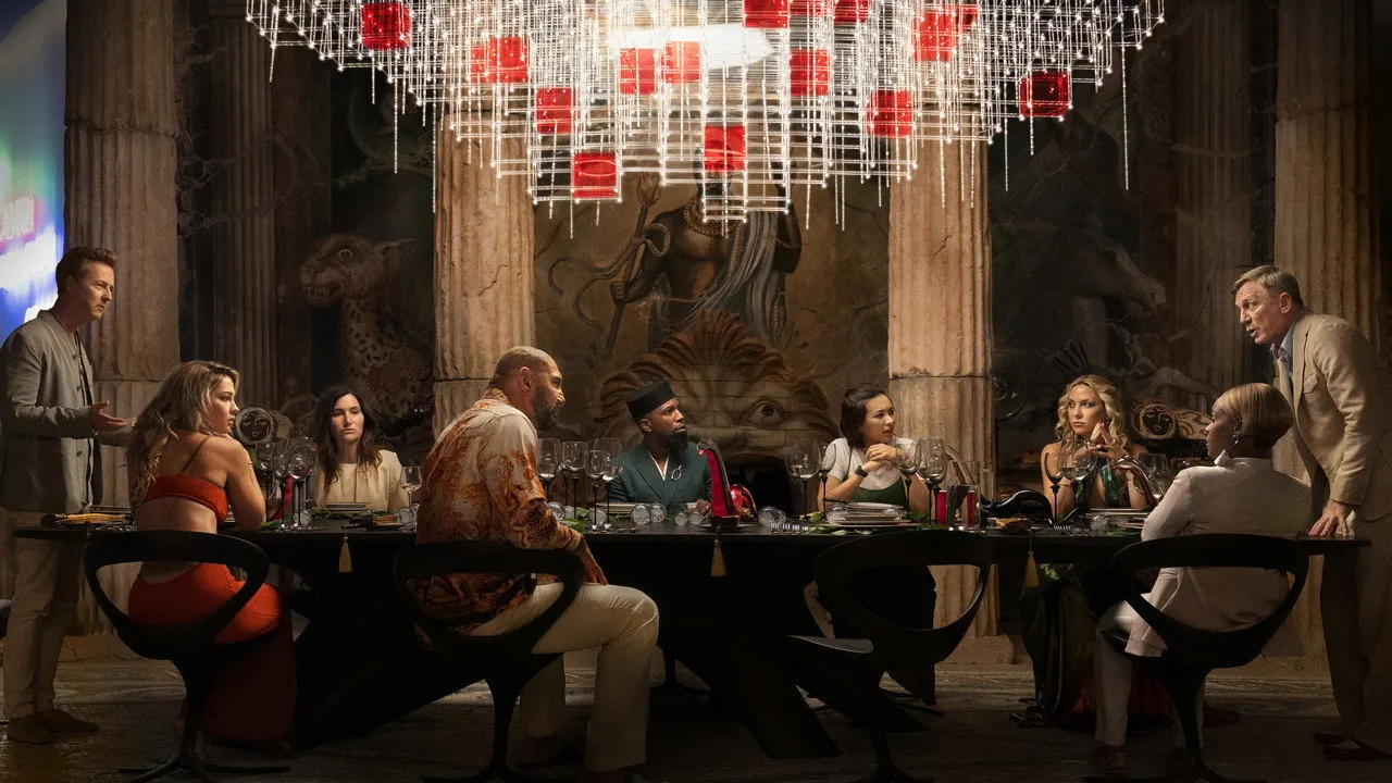 Cena de Glass Onion: Um Mistério Knives Out (2022)