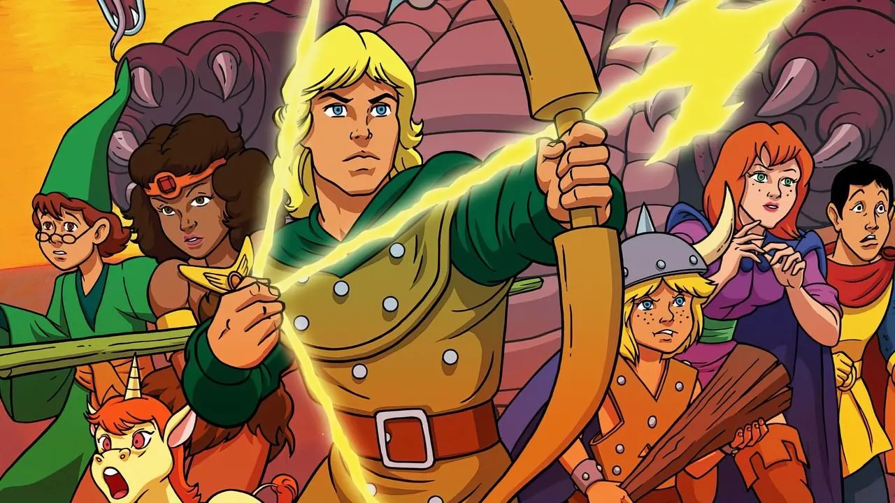 Cena de Caverna do Dragão (1983)