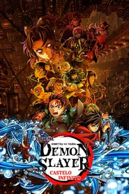 Pôster de Demon Slayer: Kimetsu no Yaiba Castelo Infinito