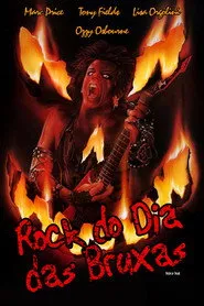 Pôster de Heavy Metal do Horror / O Rock do Dia das Bruxas