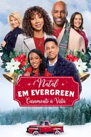 Pôster de Natal em Evergreen: Casamento à Vista