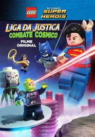 Pôster de Lego Liga da Justiça: Combate Cósmico
