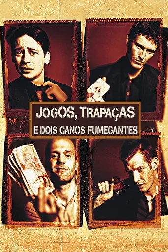 Pôster de Jogos Trapacas e Dois Canos Fumegantes (1998)