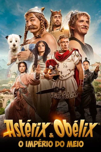 Pôster de Asterix e Obelix no Reino do Meio (2023)